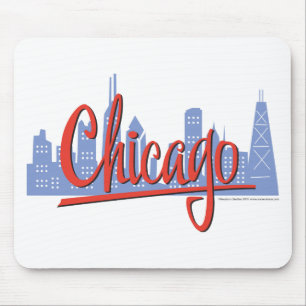 Chicago Windy City Siluett Musmatta