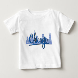 Chicago Windy City Skyline T Shirt