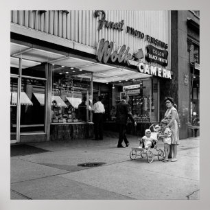 Chicago Wolk Camera 1963 Photo 133 North Wabash Poster