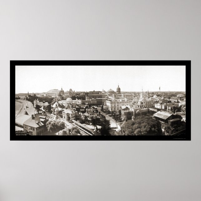 Chicago World Fair Photo 1893 Poster (Framsidan)