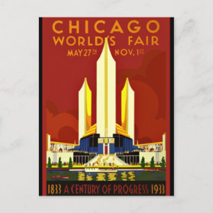 Chicago World's Fair, 1933 Vykort