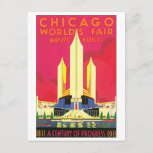 Chicago World's Fair, 1933 Vykort