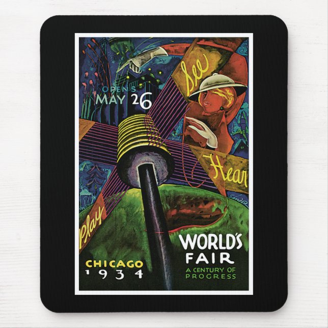 Chicago World's Fair 1934 Musmatta (Framsidan)