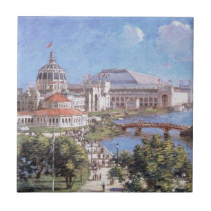 Chicago World's Fair (Columbian Exposition) Kakelplatta