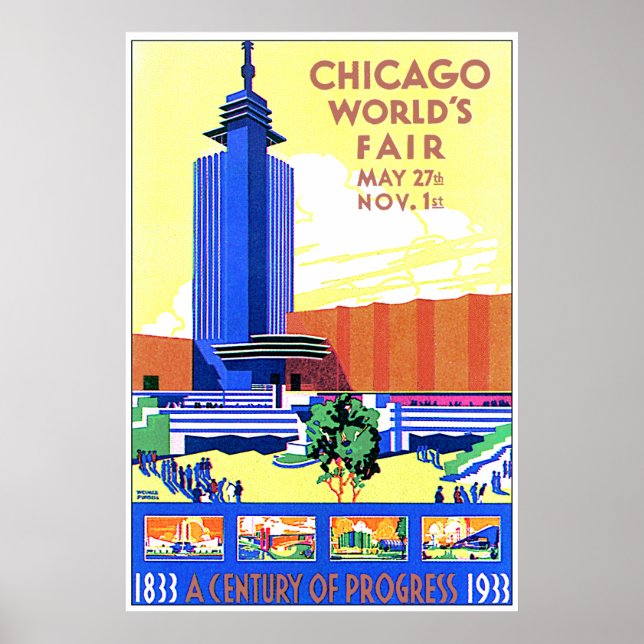 Chicago Worlds Fair Poster (Framsidan)