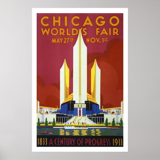 Chicago World's Fair Poster (Framsidan)