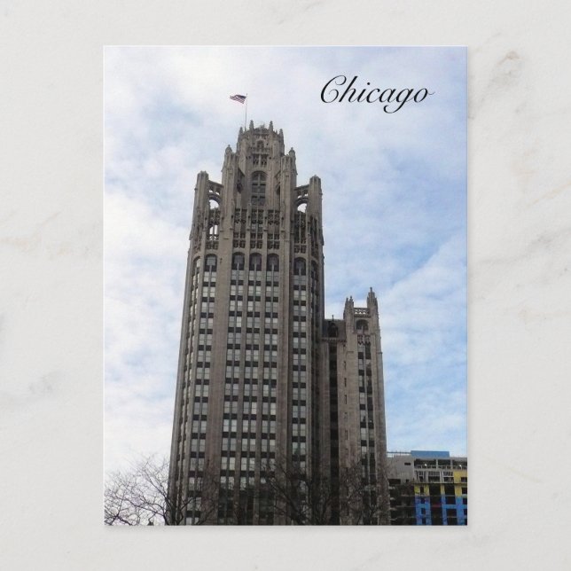 chicago wrigley vykort (Framsida)