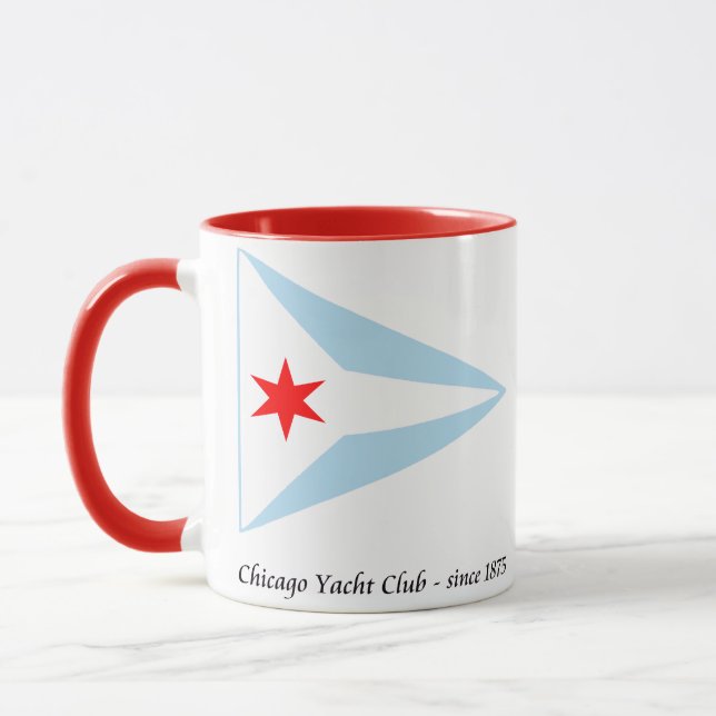 Chicago Yacht Klubb, sedan 1875 Mugg (Vänster)