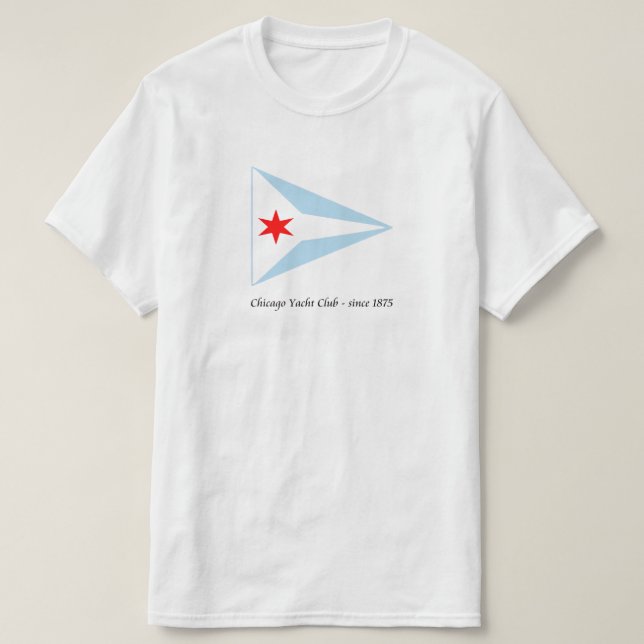 Chicago Yacht Klubb, sedan 1875 T Shirt (Design framsida)