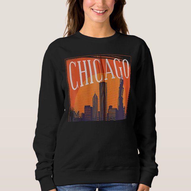 Chicago Zip T Shirt (Framsida)