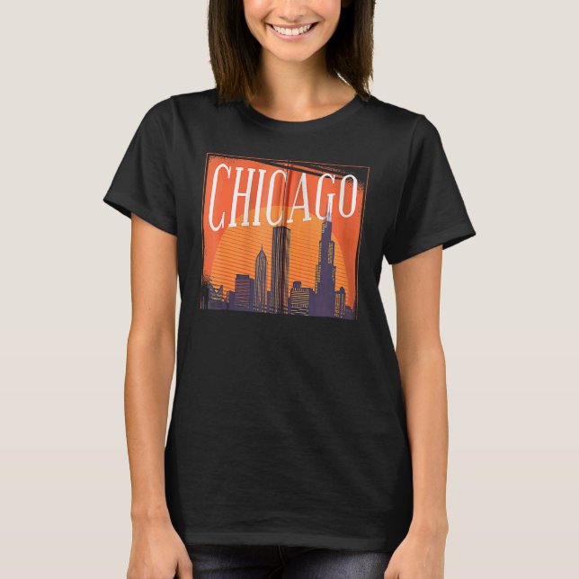 Chicago Zip T Shirt (Framsida)