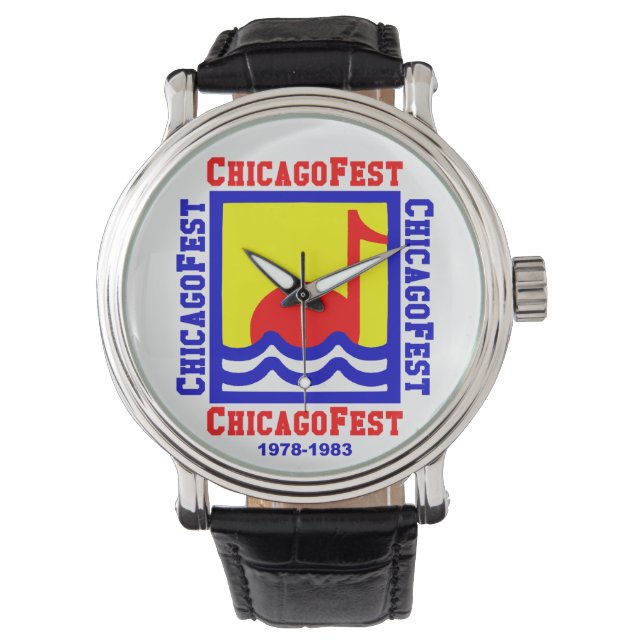 ChicagoFest, Chicago IL (1978-1983) Armbandsur (Framsida)