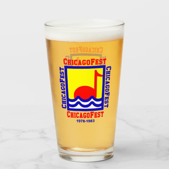 ChicagoFest, Chicago IL (1978-1983) Glaskopp (Framsida fylld)