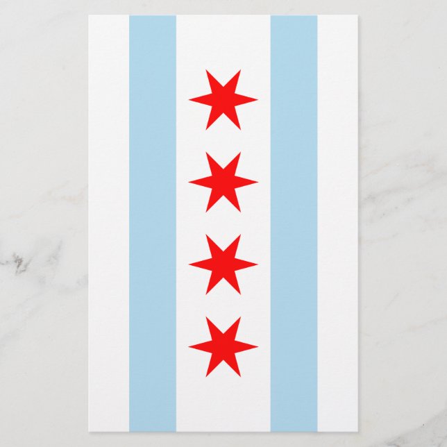 Chicagoflagga Flygblad (Framsidan)