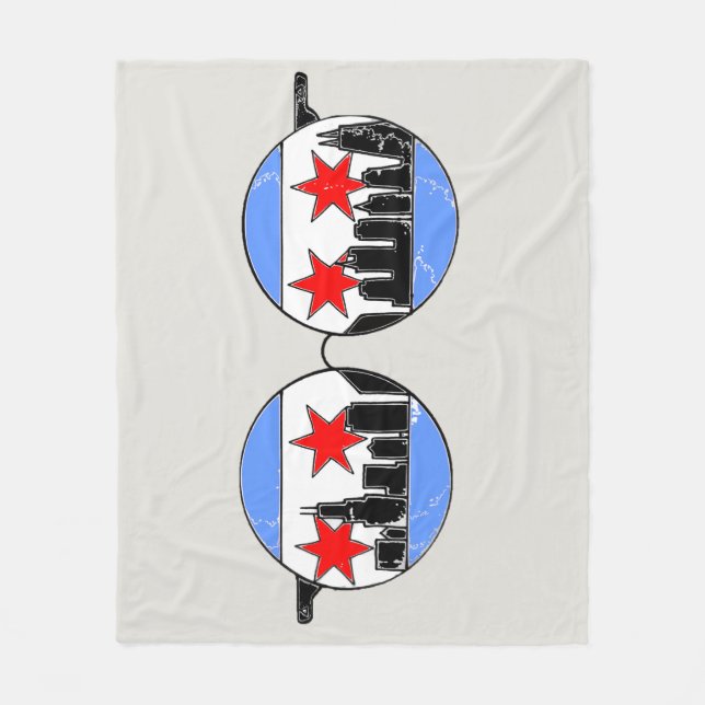 chicaGOgglesfilt Fleecefilt (Framsidan)