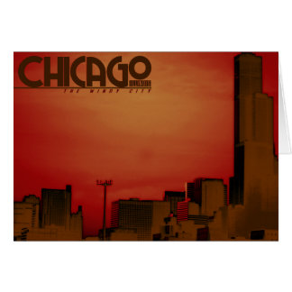 Chicagokort Hälsningskort