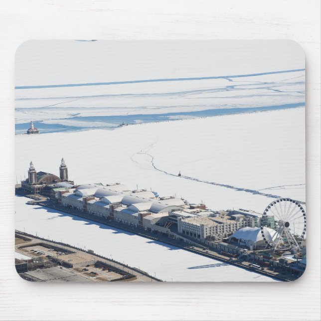 Chicago's Navy Pier In Winter Musmatta (Framsidan)