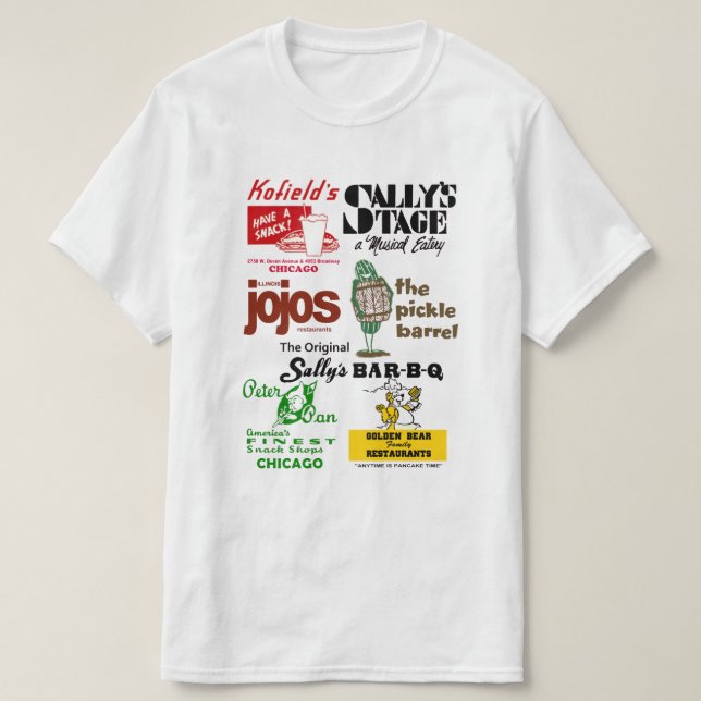 Chicago's Väster Ridge Community Restaurants T Shirt (Design framsida)