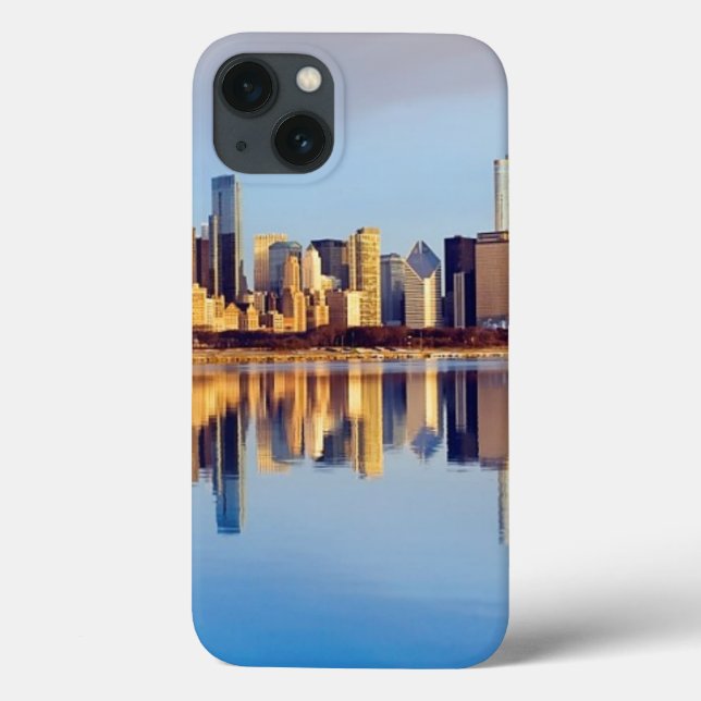 Chicagoskylin med reflektion (Baksida)