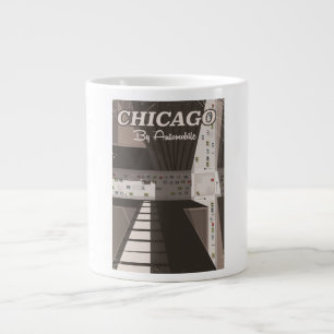 Chicagostads reseaffisch jumbo mugg