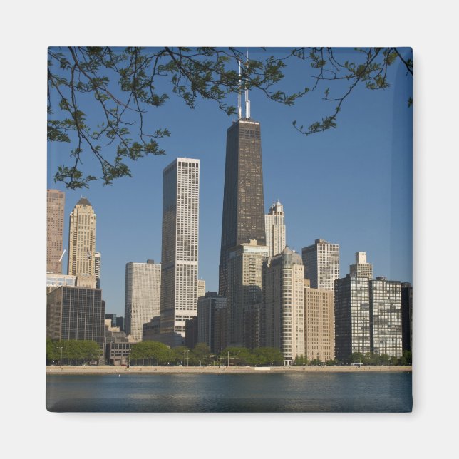 Chicagoutsikt och Lake Michigan, Lake Shore Magnet (Framsidan)