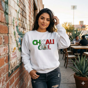 Chicali Mexicali Girl sweattröja T Shirt