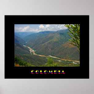 Chicamocha Colombia affisch