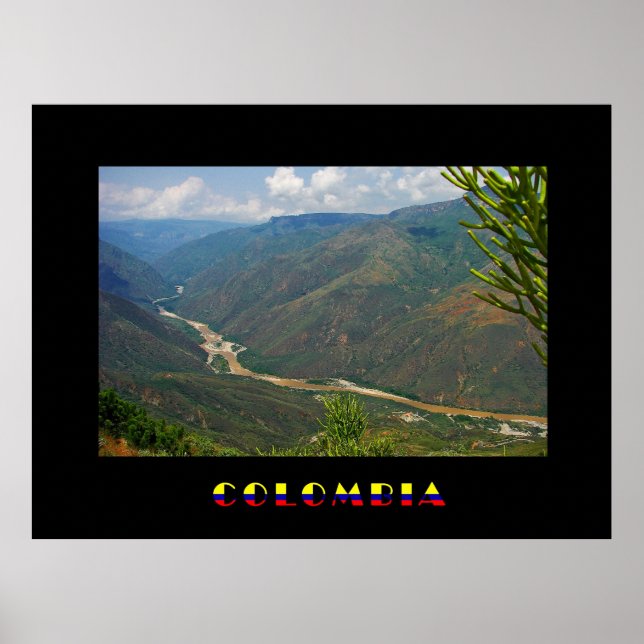 Chicamocha Colombia Poster (Framsidan)