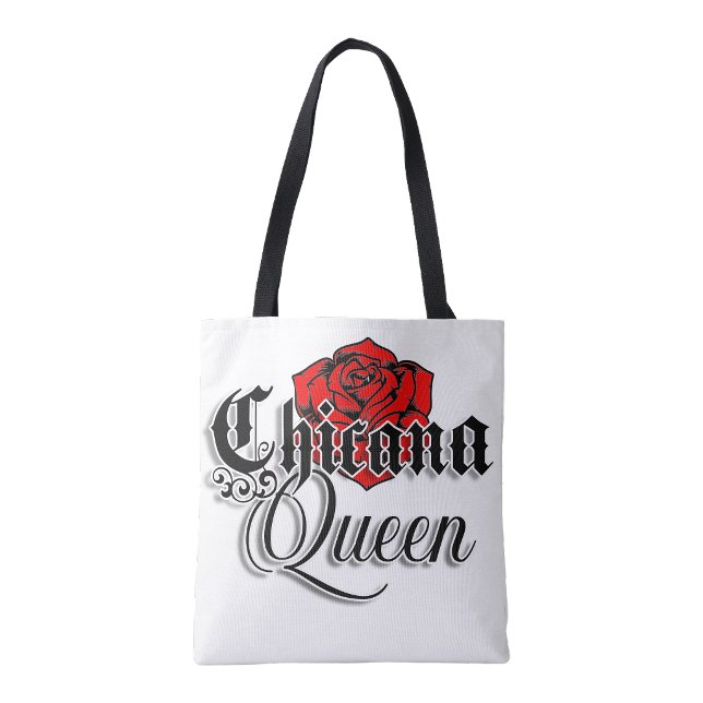 Chicana-drottning shopping-totebag tygkasse (Chicana queen shopping tote bag)
