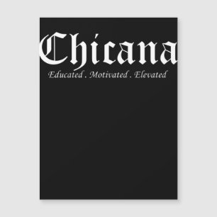Chicana Educated Latina Gradua Magnetisk Inbjudningskort