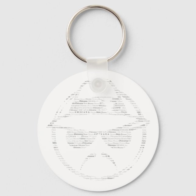 Chicana rider lågtext lowrider nyckelring (Framsida)