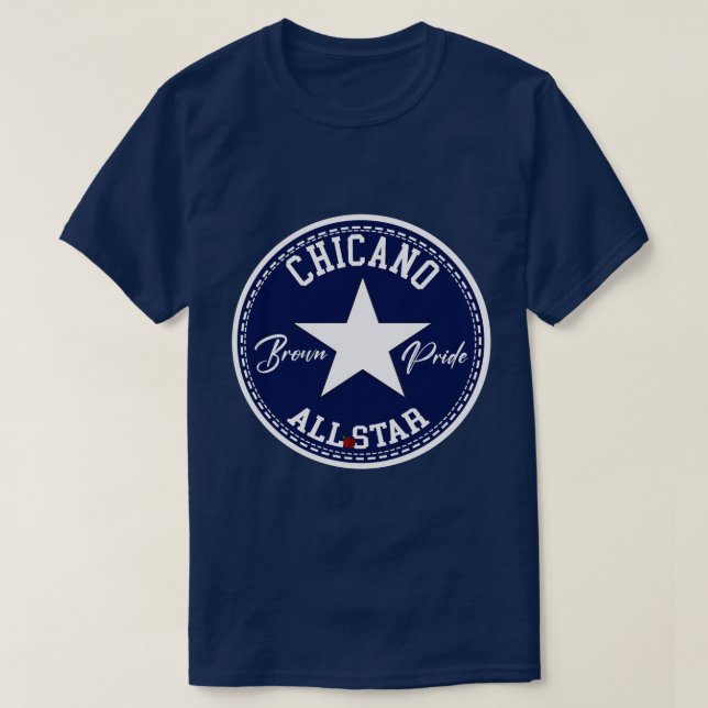 Chicano all star Brown Pride shirt tshirt T (Design framsida)