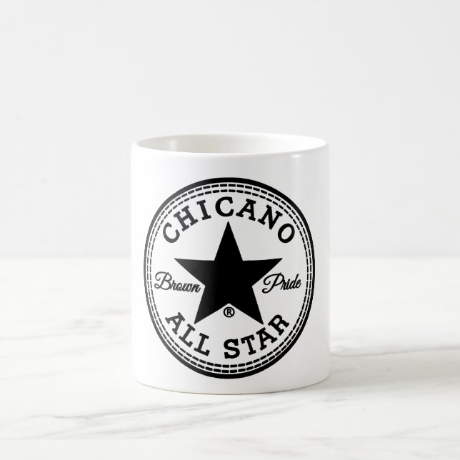 Chicano all stjärnakaffemugg kaffemugg (Center)