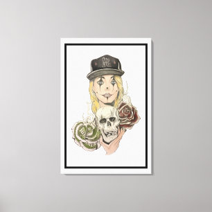 Chicano Art Canvas Art Skriv ut