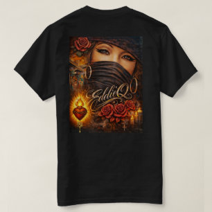 Chicano Art Design Mural Gatukonst T Shirt