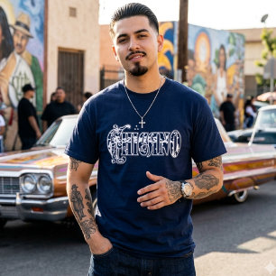 Chicano Bandana Tryck T-Shirt