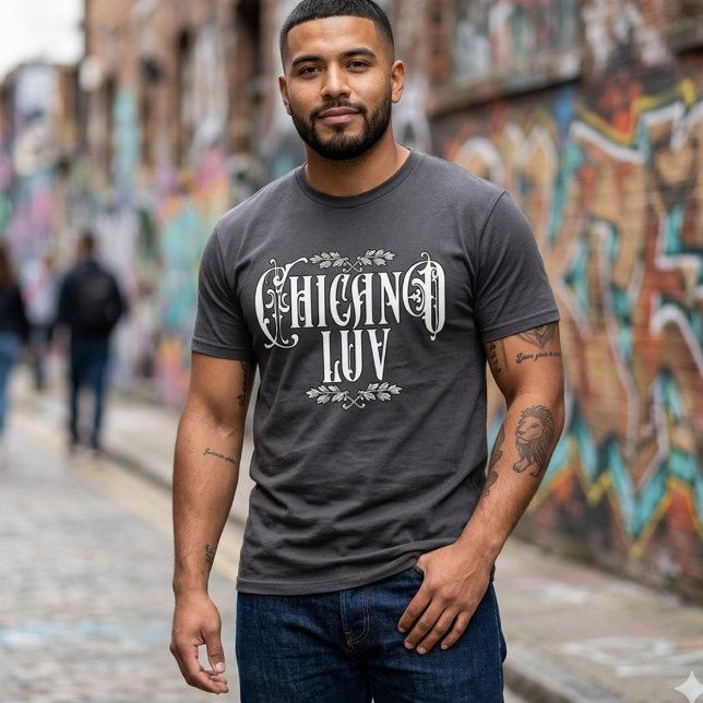 Chicano-kärlek Anpassat Namn T Shirt (Skapare uppladdad)