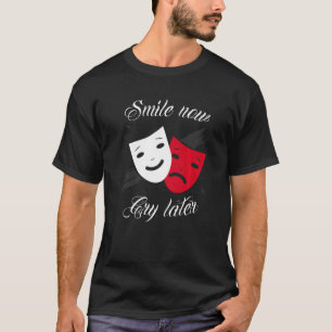 Chicano och chicana för Smile Now Cry Later Premiu T Shirt
