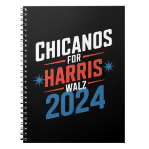 Chicanos för Harris Walz 2024 president  Anteckningsbok