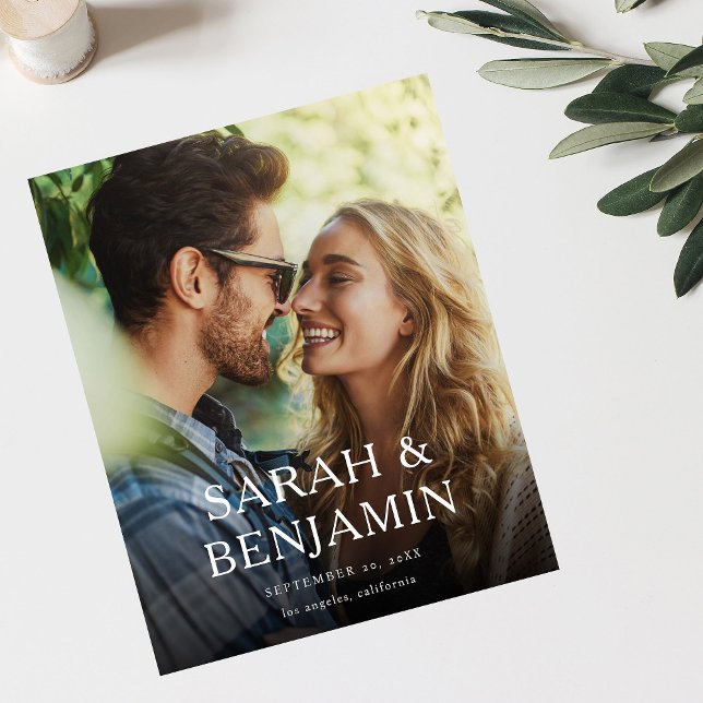 Chicen Budget Modern M Photo Lodrät Spara datum Flygblad (Skapare uppladdad)