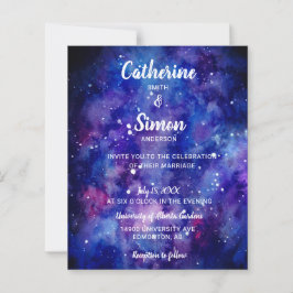 Chicen Budgeterad vattenfärg Galaxy Starry Night S