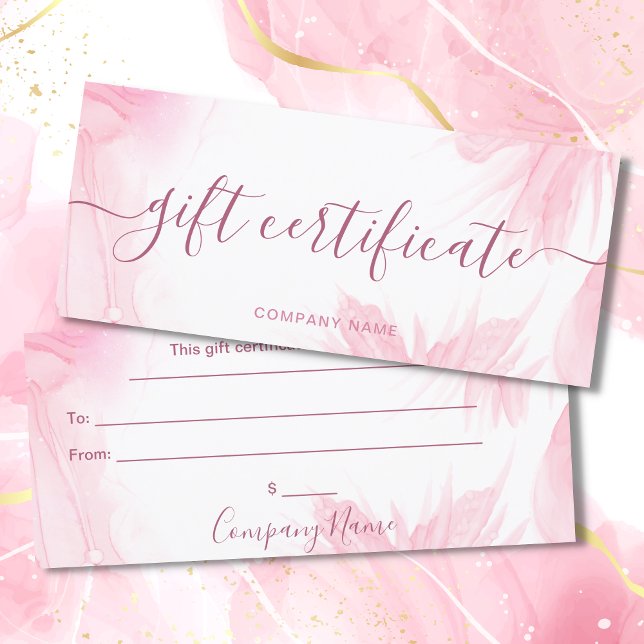 Chicen Business Gift Certificate för glitter-vatte (Skapare uppladdad)