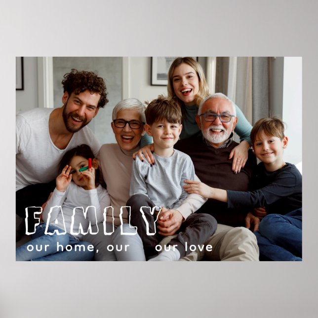 Chicen Family Script Collage Poster (Framsidan)