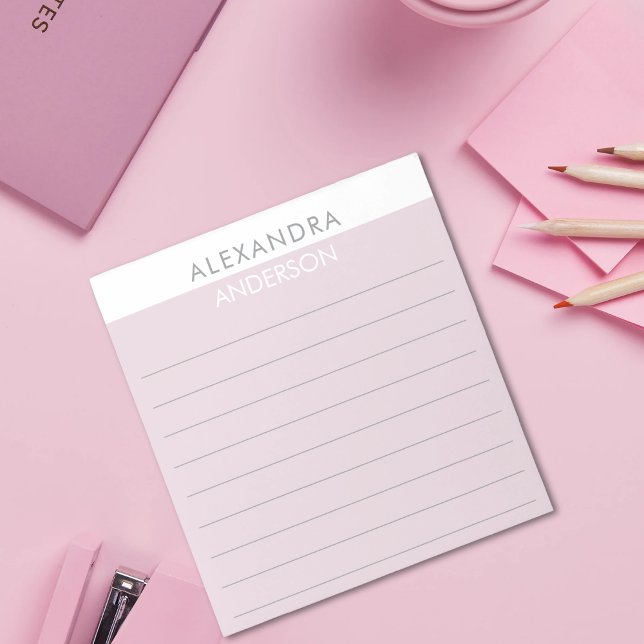 Chicen  för elegantens Professionell minimalt Anteckningsblock (Elegant Professional Chic Minimal Notepad)