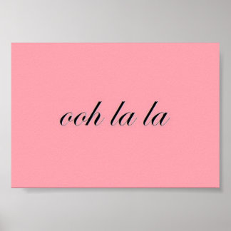 Chicen fransk Poster