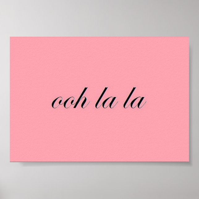 Chicen fransk Poster (Framsidan)