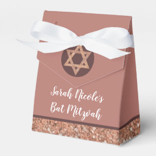 Chicen Glam Party vid bat mitzvah Ro Guld Glitter Presentaskar