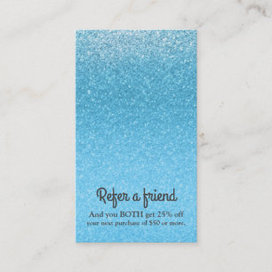Chicen Glitzy i Gnistran Fairy Tale Blue Glitter G Rabattkort