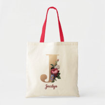 chicen Guld Brev J och Personligen för Blommigten