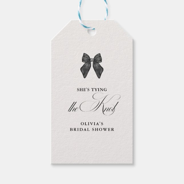 Chicen "Hon är Gifter sig Möhippa för svart bin Presentetikett (Framsidan)